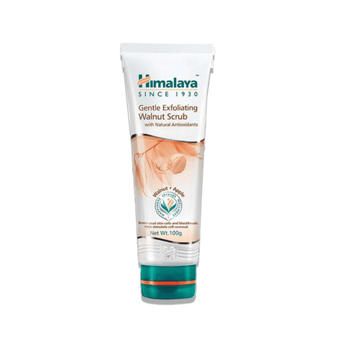 Himalaya Herbals Gentle Exfoliating Walnut Scrub, 100 gm Tube