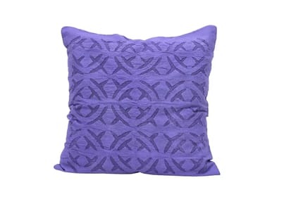 Tisser Applique cutwork cushion cover Size-16x16