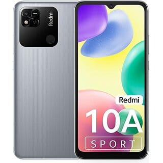 (Refurbished) Redmi 10A Sport (6 GB RAM, 128 GB Storage, Slate Grey) - Superb Condition, Like New
