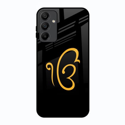 Luxury Fashion Initial Glass Case for Samsung Galaxy A15 5G