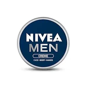 Nivea Men Creme, Non Greasy Moisturizer Cream for Face, Body & Hands - 75 ml