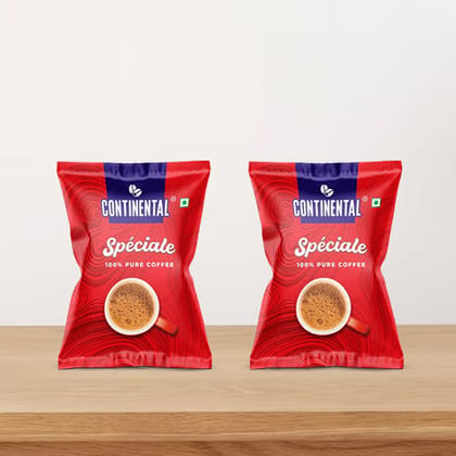 Continental Speciale - 50g Pouch Combo| PACK OF 2 | 100% Pure Coffee | Instant Coffee Granules-50g Pouch