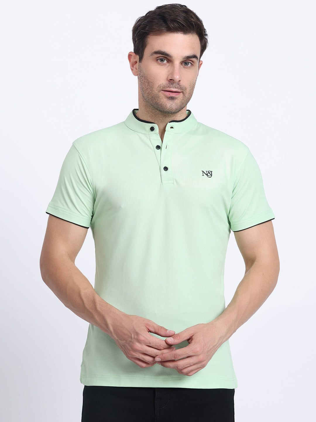 Pista Us Polo Henley Neck T-shirt-M