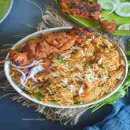Chicken tikka biryani