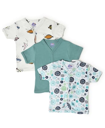 Buddy Kids Sky Half Sleeve Tee- Pack of 3-3-6 M / Multicolor