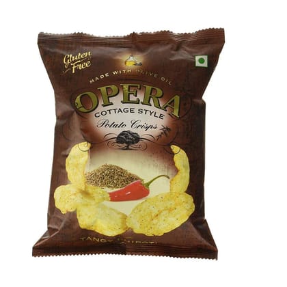 Opera Potato Chips - Cottage Style, Tangy Chipotle, 60 gm