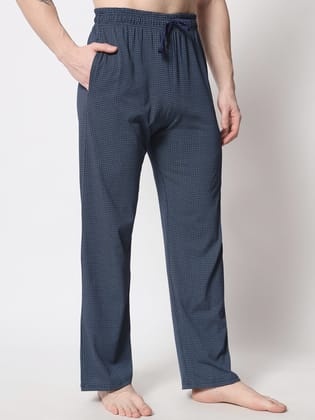 Blue Color Printed Pyjama-S