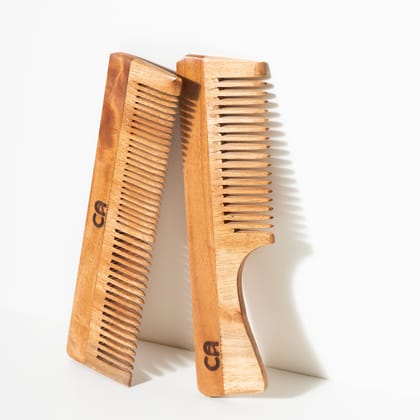 Assorted Neem Combs (Set of 2)