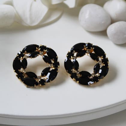 Malhar Earrings (Black)