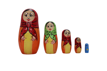 Mother Baby Red Yellow