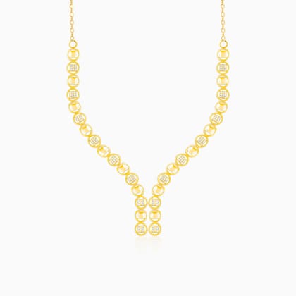Anushka Sharma Golden Rhythm Of The Night Necklace