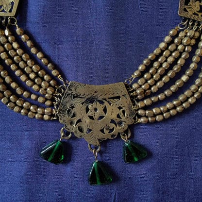 Carved Bead Necklace