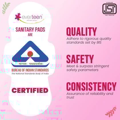 everteen Combo - XXL Neem Safflower Period Care Sanitary Pads and Menstrual Cramps Roll-On for Periods - 1 Each
