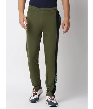 Fitz - Green Cotton Blend Mens Trackpants ( Pack of 1 ) - None