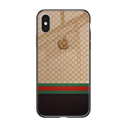 High End Fashion Glass case for iPhone XS