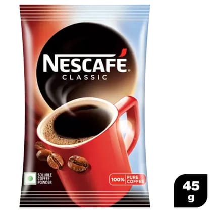 NESCAFE® CLASSIC SOLUBLE COFFEE POWDER 45g