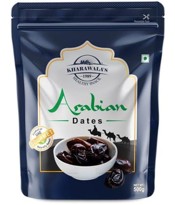 KHARAWALA''s Premium Quality Hand Picked Selected  Arabian Dates (500 Gms)