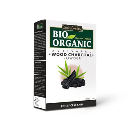 Bio Organic Activated Wood Charcoal Powder-100gm