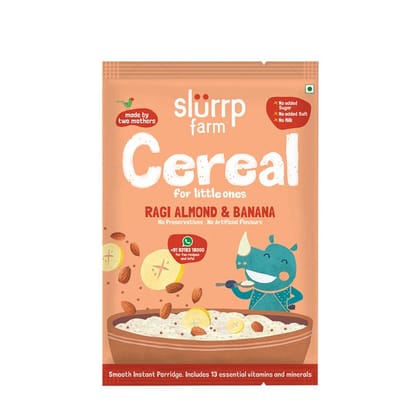 TRIAL PACK - Ragi, Almond and Banana Cereal | Porridge Mix, 50g