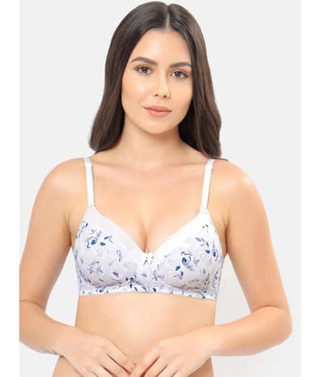 Amante - White Nylon Heavily Padded Womens Plunge Bra ( Pack of 1 ) - None