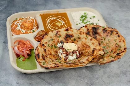 Paneer Naan Thali