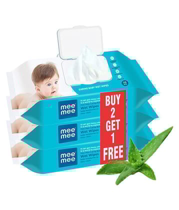 Mee Mee Scented Wet wipes For Babies ( Pack of 3 )