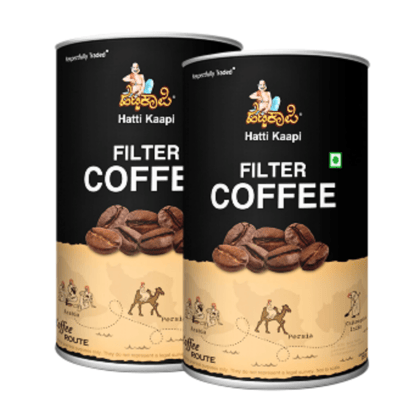 Hatti Kaapi 80:20 Filter Coffee Powder Combo, 250 gm Each - Pack of 2