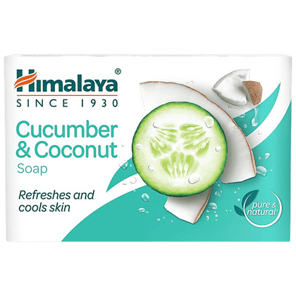 Himalaya Cucumber & Coconut Soap, Refreshes & Rejuvenates Skin, 75 G(Savers Retail)