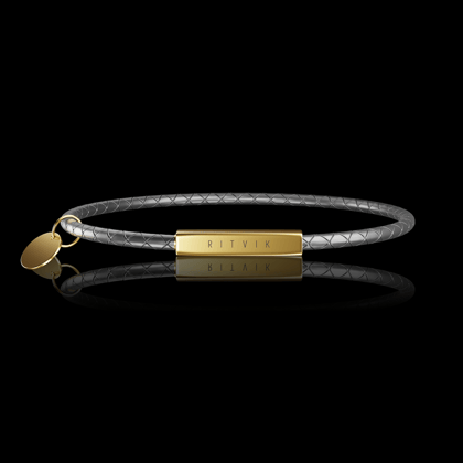 Personalised Link Bracelet-Navy Blue / Medium