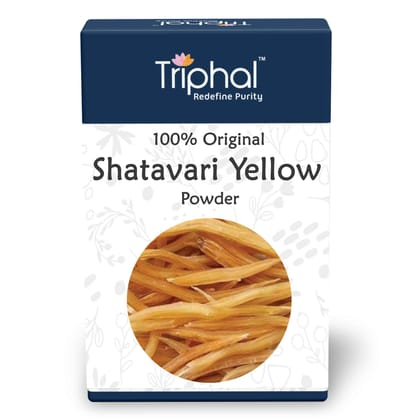 Shatavari Yellow Powder – Shatawar Jad Pili Churn | Original Roots | Triphal