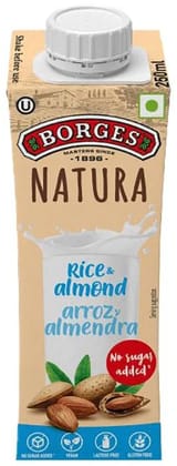 Borges Nutra Rice And Almond Drink No Added Sugar