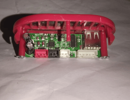 MM TOYS 2286-A01 Music Player Red For Kids Elecric ride