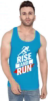 Men's Rise Gym Textured Sando-Small