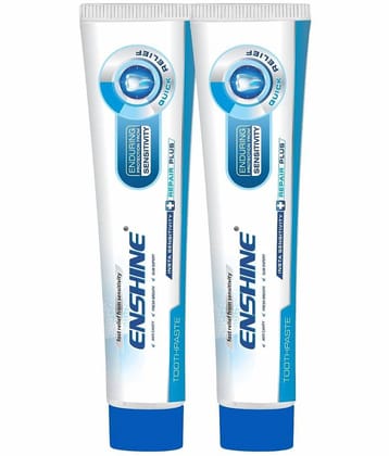 ENSHINE Sensitive Toothpaste for Fast Relief from Sensitivity & for Fresh Breath 100g ( Pack of 2 )