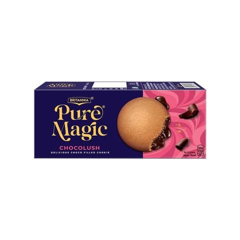 Britannia Pure Magic Chocolush Cookies, 75 gm Pouch