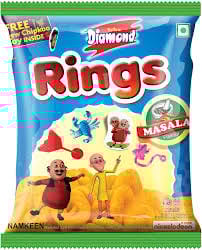 Diamond Yellow Rings Masala 14 GRAM