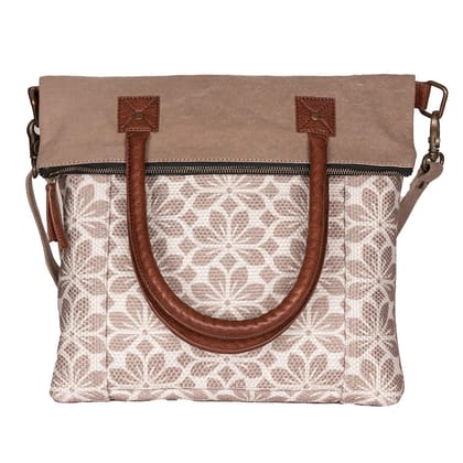 Mona B Large Canvas Handbag for Women | Zipper Tote Bag |Multicolor Crossbody Bag | Stylish Vintage Shoulder Bags for Women (Luna)