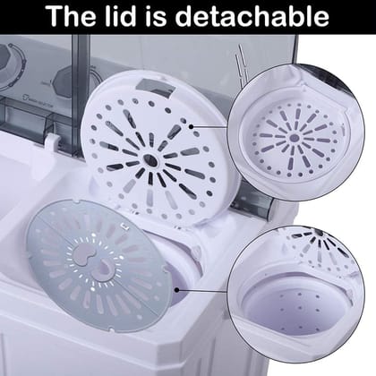 Universal Fit Top Load Semi Automatic Washing Machine Spin Safety Cover / Spinner Cap / Dryer Safety Cover / Lid & Plate (1 pc)-Design 1