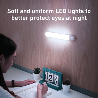 Baseus Sunshine Series Human Body Induction Motion Sensor Wardrobe Magnetic Lamp Natural Light LED Flashlight + (DGSUN-YA02)-White Light