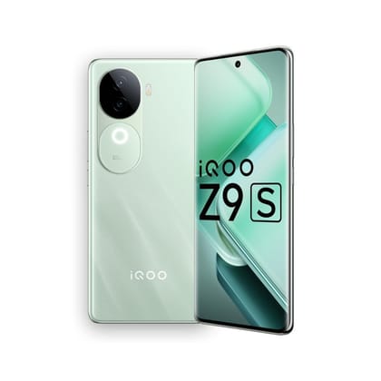 IQOO Z9s 5G (Onyx Green, 8GB RAM, 128GB Storage) | 120 Hz 3D Curved AMOLED Display | 5500 mAh Ultra-Thin Battery | Dimesity 7300 5G Processor | Sony IMX882 OIS Camera with Aura Light
