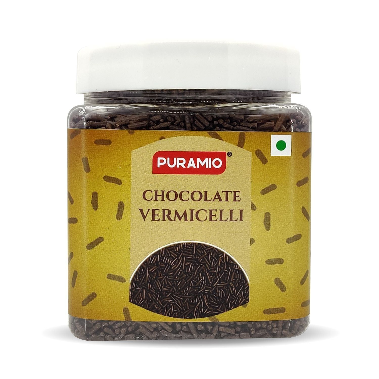 Puramio Chocolate Vermicelli, 125 gm