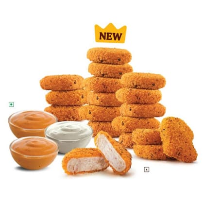 (18Pcs) Crunchy Chicken Nuggets + 3 Dips