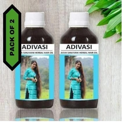 Adivasi Herbal Hair Oil 100ML (Pack of 2)  by Ruhi Fashion India