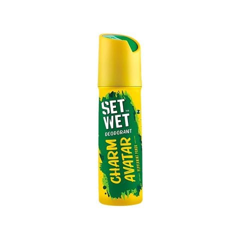 Set Wet Charm Avatar Deodorant Spray Perfume For Men, 150 ml Bottle