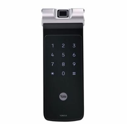 Yale YDR 41A Rim Biometric Smart Lock for Double Door & Sliding Door - Black
