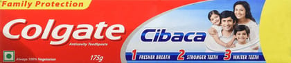 Colgate Cibaca Anti-Cavity Toothpaste, 200G (175G + 25G Extra)(Savers Retail)