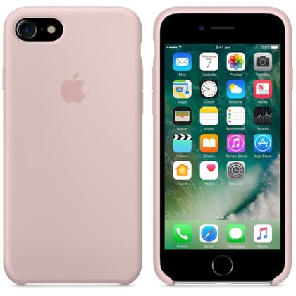 TDG OG SIlicone Case for Apple iPhone SE-Pink Sand