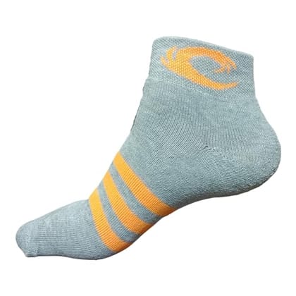 HAYBERG Cotton Ankle socks for winter Men Solid Ankle Length towel Socks Free Size, Pack of 3 (Multicoloured)