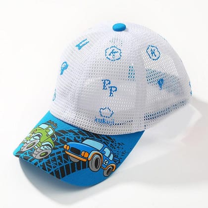 Summer Sun Hats For Boys And Girls-Blue