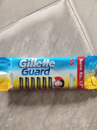 Gillette Guard With  platinum Coating 